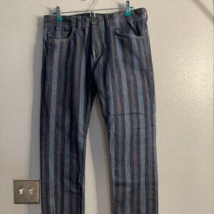 Diesel Black Gold Parallel Stripe Denim